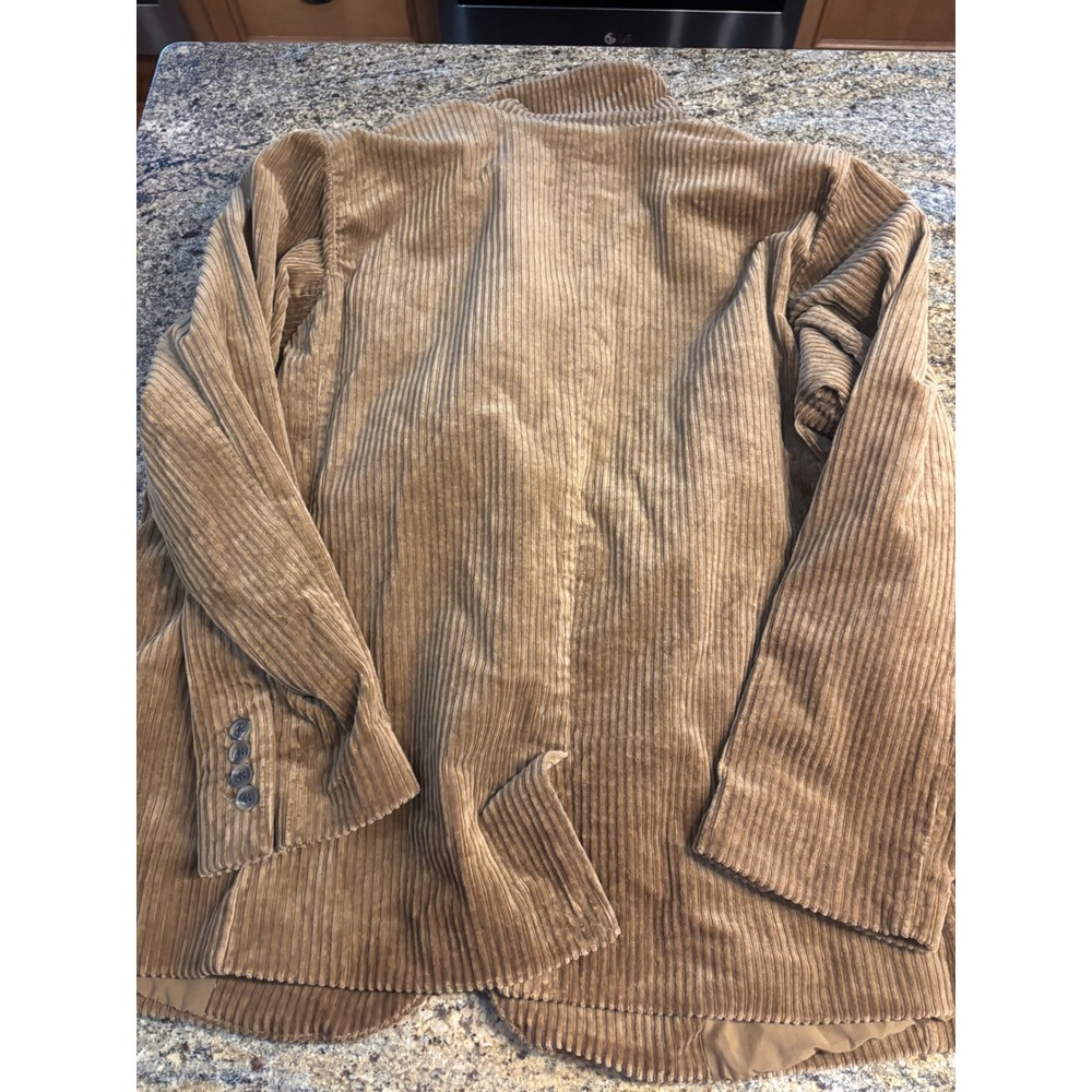 NEW Lands End Corduroy Blazer Jacket Brown Womens 2X 20W 22W Career Office - Picture 9 of 9